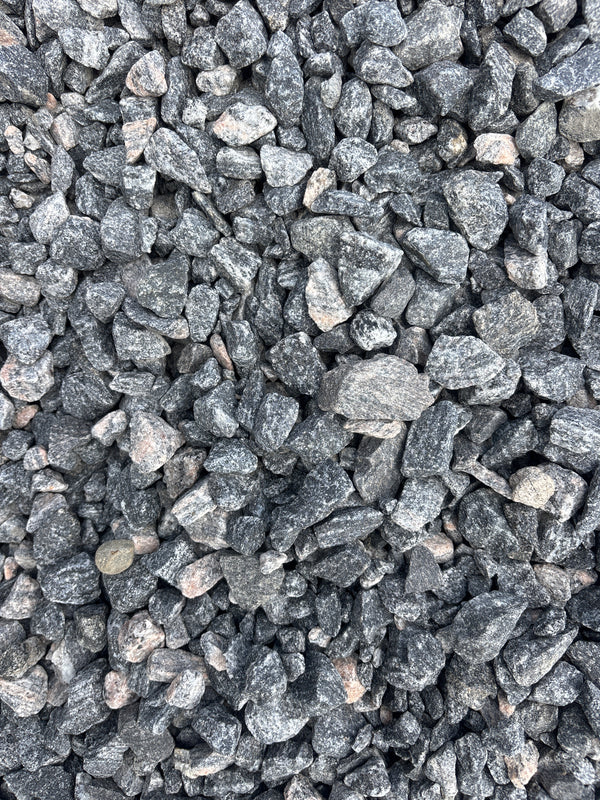 3/4" Black Granite – Drainage & Decorative Clear Stone